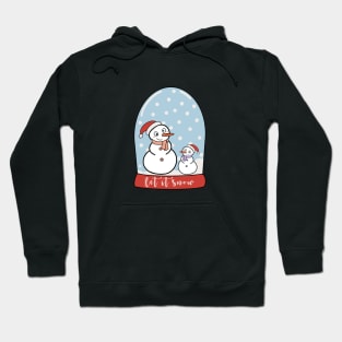 Snowman slow globe Hoodie